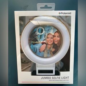 Polaroid Jumbo Phone Selfie Light with Rechargeable battery NIB